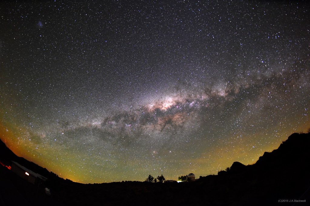 Milky Way seen from Cerro Tololo.