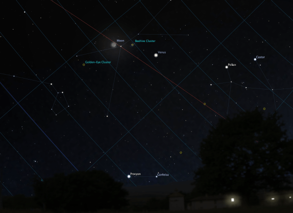 Venus and the Moon June 16th 2018