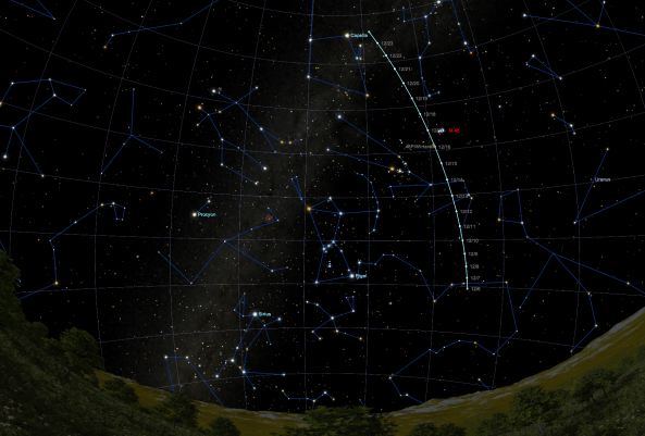 Looking south of 16 December. (click to enlarge)