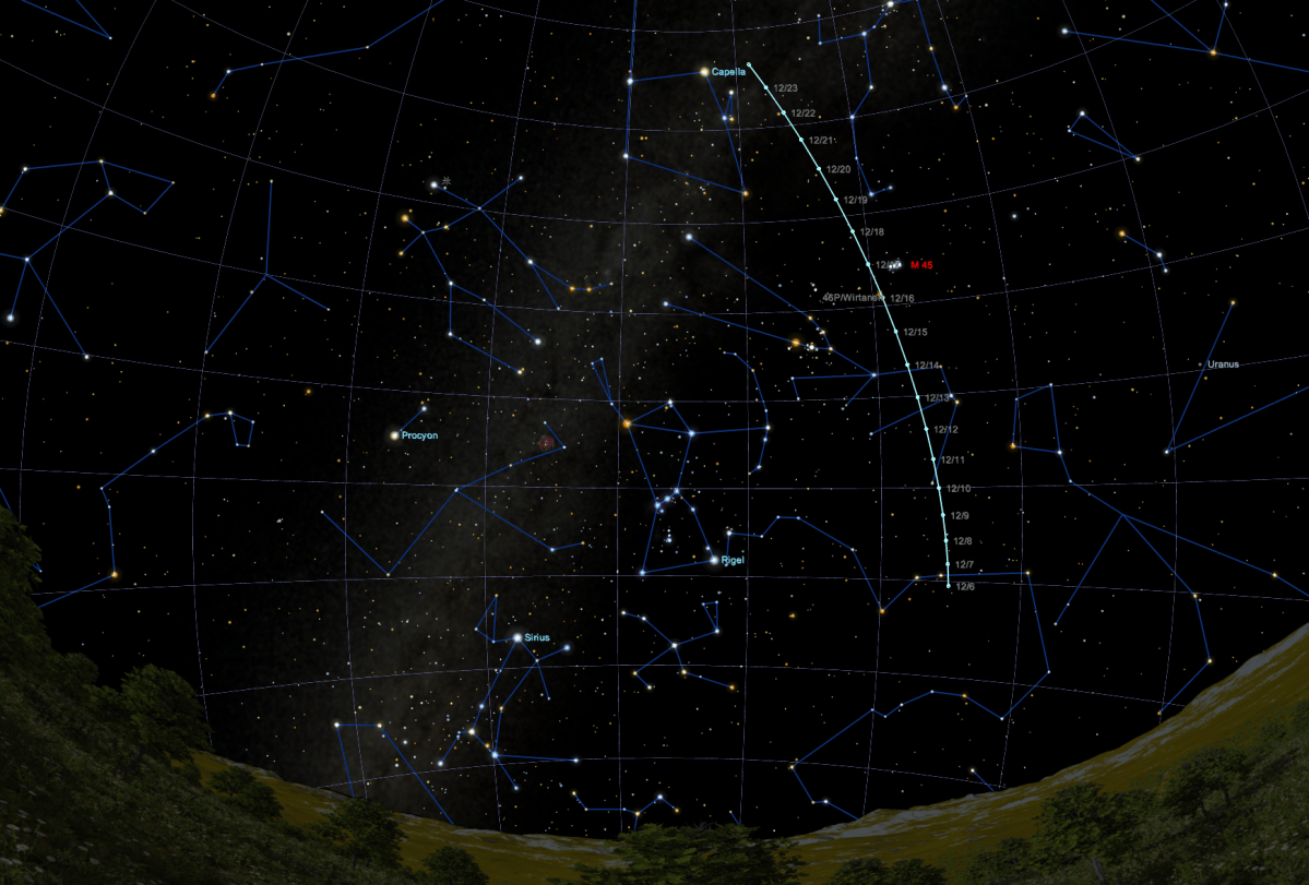 Looking south of 16 December. (click to enlarge)