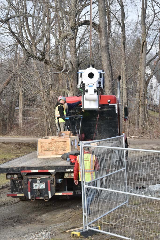 The telescope is airborne