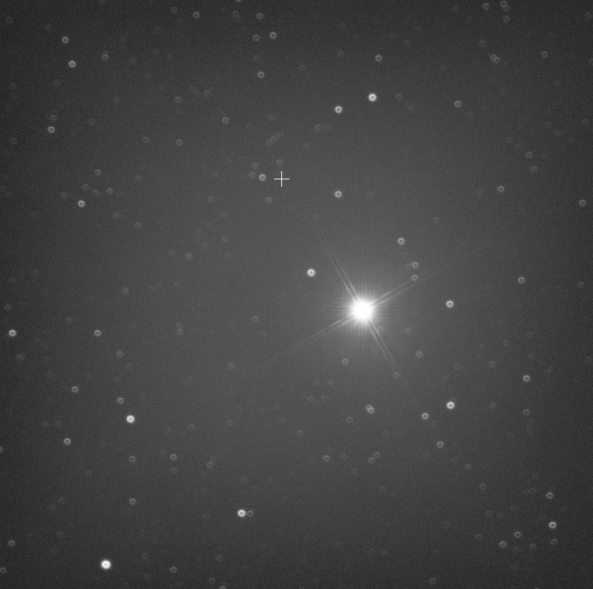 Betelgeuse just slightly out of focus